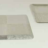 角皿　市松はぎ2客セット