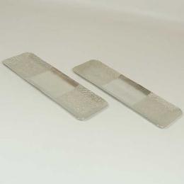 長皿　市松はぎ2客セット